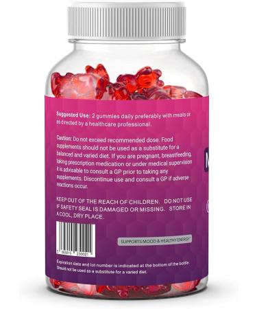 Menopause Relief with Evening Primrose Oil Gummies Supplement Pack of 60 - Supports Hormone Balance & Hot Flash Relief with Starflower Oil & Vitamin C D3 B6 - Bone Health & Immune Support - Buy Online on GoSupps.com