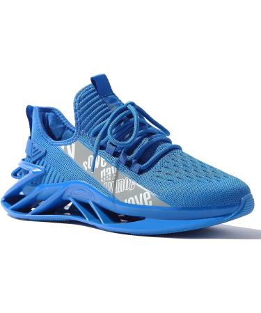 Kokib Men's Lightweight Breathable Running Shoes - Blue Blade 7 | Athletic Jogging Fashion Sneakers for Sports & Walking - Buy Online on GoSupps.com