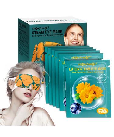 Lutein & Green Tea Steam Eye Mask - 40 Pack Set for Relaxation and Eye Strain Relief | Disposable Heated Sleep Masks for Dry Eyes, Fatigue, and Dark Circles - Buy Online on GoSupps.com