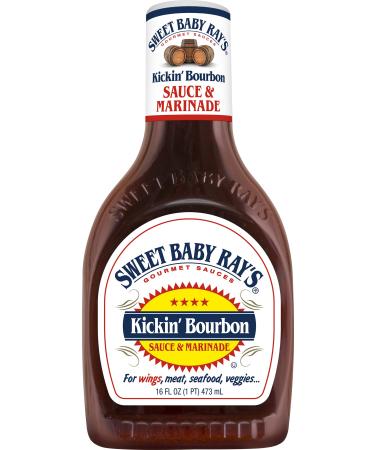 Sweet Baby Ray's Sauce and Marinade, Kickin' Bourbon , 16 OZ