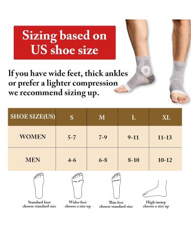 Buy Neuropathy Socks | Pain Relief & Support Ankle Sleeves for Men & Women | Comprex XL White Foot Sleeves for Swelling - Buy Online on GoSupps.com
