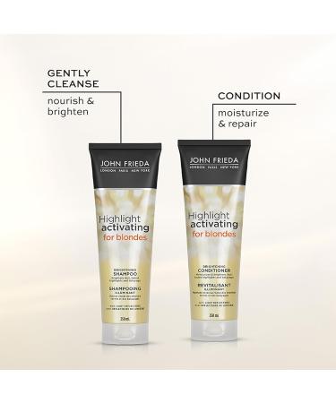 John Frieda Highlight Activating Brightening Conditioner for Restoring Faded Blonde Hair (250 mL) - Buy Online on GoSupps.com