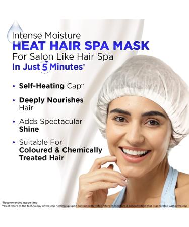 Moisture Heat Hair Spa Mask | Self-Heating Cap | Deep Nourishment & Shine | Salon-Like Results in 5 Mins | Color Safe | 2.47 Oz/70g | International Shipping - Buy Online on GoSupps.com