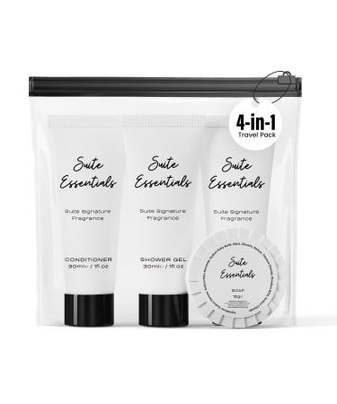 Lot de 10 mini produits de toilette de voyage 4 en 1 Savon gel douche shampooing apr s-shampoing Id al pour h tels chambres d'amis Airbnb et h tellerie lot de 10 mini Ensemble 4 en 1