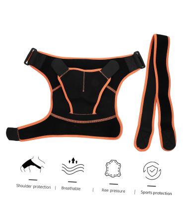 FRCOLOR Adjustable Shoulder Pads & Support Brace for Men & Women - Neoprene Fitness Shoulder Strap & Protective Belt - Buy Online on GoSupps.com