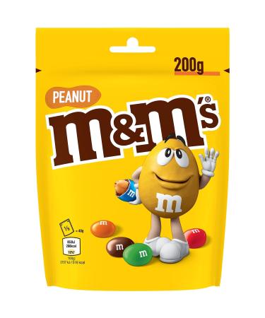 M&M's M&M's Peanut - Milk chocolate and peanut candies Valentine's Day Gift - 200g bag