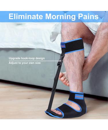 Adjustable Plantar Fasciitis Night Splint - Foot Brace for Pain Relief - Men & Women - Large - Buy Online on GoSupps.com