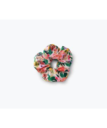 Rifle Paper Co. Garden Party Scrunchie Set - Set of 3 Polyester Scrunchies - Small, Medium, and Large Sizes - Floral Print Hair Accessories - Buy Online on GoSupps.com