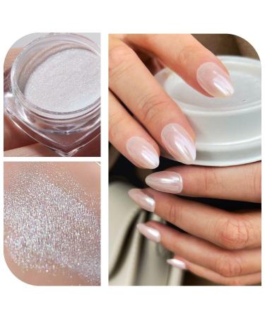 PrettyDiva Glazed Donut Chrome Powder - High Gloss Pearlescent Nail Art Powder for DIY Nail Designs (1g/Jar - Buy Online on GoSupps.com