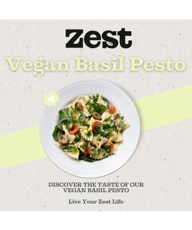 Zest Pesto Bundle 175g x 3 - Vegan Red, Basil, Coriander & Basil Pesto - Italian Recipe, Plant-Based - Buy Online on GoSupps.com