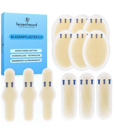 Heel friend Premium bladder plaster heel - novelty 2024 - Anti -bubbles hydrocolloid pavement for feet - pressure points hydrogel heel pavement blisters hydrocolloid patch hiking bladder stopper set