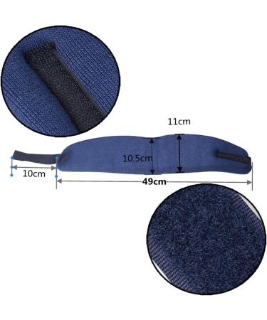 ZHIYE Adjustable Super Soft Neck Brace in Blue - L Size Cervical Collar for Pain Relief and Comfortable Sleep - Suitable for Men, Women, and Elderly - Buy Online on GoSupps.com