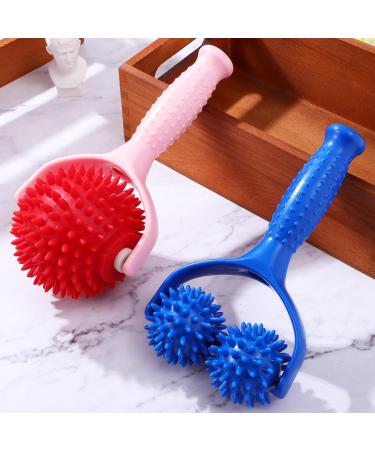 Healvian 2-Piece Massage Roller Set | Muscle Relaxation Device for Back Legs Feet & Hands - Relieve Muscle Pain Effectively - Buy Online on GoSupps.com