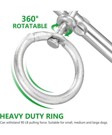 Balacoo Pet Stake Spiral Tie-Out Pet Supply Stake Dog Leash Anchor Stakes with Spiral Shape Suitable for Outdoor Yard and Camping Small Medium and Large Pets - Buy Online on GoSupps.com