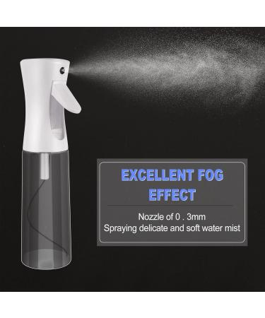Buy 2 Pack 300ml Ultra Fine Spray Bottles for Hair & Plants - Transparent Hairdresser & Garden Spray Bottles | International Shipping - Buy Online on GoSupps.com