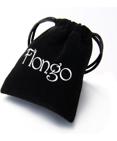 Flongo Medical Alert Necklace - Stainless Steel ID Jewelry for Men & Women | Free Engraving Pendant - Perfect Wedding Engagement & Valentine Gift - Buy Online on GoSupps.com