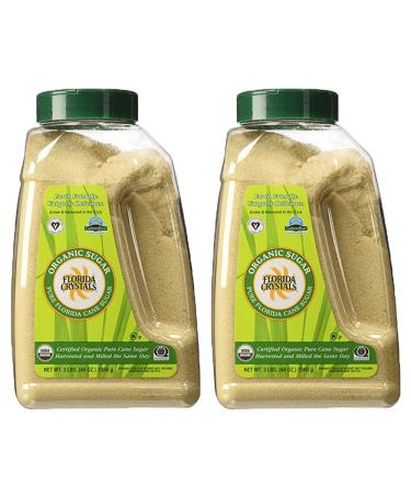 Florida Crystals Organic Cane Sugar Jug, 3 Pound (2)