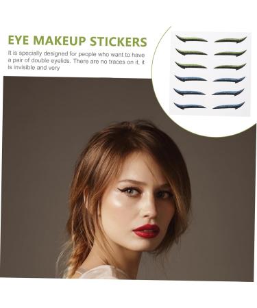 Beavorty 36 Pairs Glitter Eyeliner Adhesive Eyelid Stickers Reusable Double Eyelid Tapes Miss Adhesive Tape - Buy Online on GoSupps.com