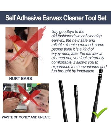Treonca Adhesive Earwax Cleaner Tool Set - Disposable Sticky Ear Swabs Pick - Efficient & Quick Ear Wax Removal - 20 Count - Buy Online on GoSupps.com