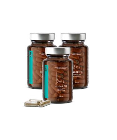 3x n 9 Sugar fix - cinnamon capsules high dose - 400mg cinnamon extract - blood sugar balance with chrome - zinc - bitter melon - jambulbaum extract - metabolism formula - 180 St. vegan