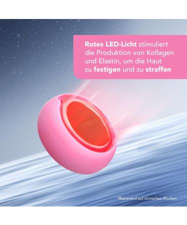 Foreo UFO Mini LED Face Mask | Red Light Therapy & Facial Care | Korean Cosmetics | Thermotherapy & Facial Massage Device in Pearl Pink - Buy Online on GoSupps.com