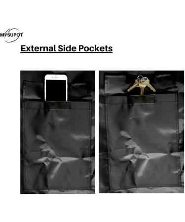 Premium 420D Polyester Replacement Bag for Outdoor Folding Camping Chair - Black Medium Size - Buy Online on GoSupps.com
