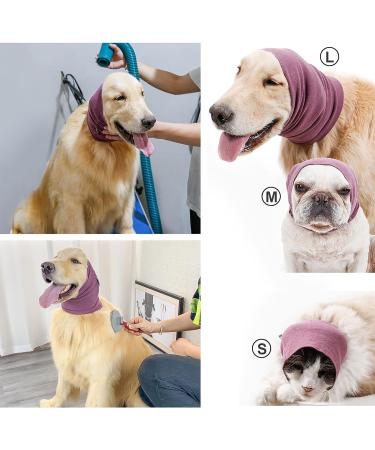 Anxiety Relief Dog Ear Cover | Calming Hood for Grooming & Bath | Pet Cats & Dogs Ear Protector (Medium) - Buy Online on GoSupps.com