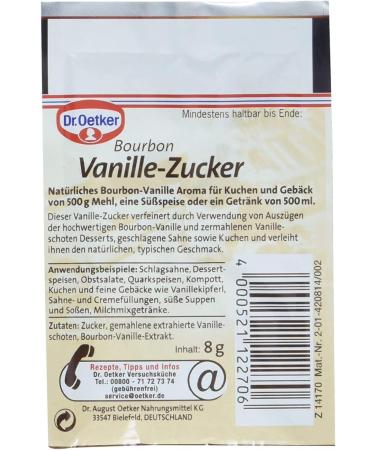 Bourbon Vanille Zucker x 3 - Premium Quality Vanilla Sugar Pack - Buy Online on GoSupps.com