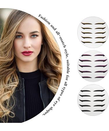  Didiseaon Didiseaon 20 Pairs of Eyeshadow Stickers Winged Eyeliner Stickers Fashionable Makeup Stickers Eye Makeup Stickers - Buy Online on GoSupps.com