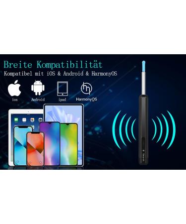 Lebexy Ear Cleaner Otoscope | 1920p WiFi Ear Wax Removal Camera | 6 LED 10mm Focal Length Endoscope for Android/iOS/Harmony OS - Buy Online on GoSupps.com