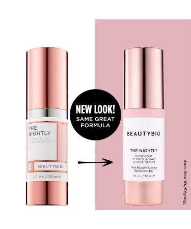 BeautyBio The Nightly Retinol + Peptide Anti-Aging Serum - Reduce Wrinkles & Boost Radiance | International Shipping Available - Buy Online on GoSupps.com