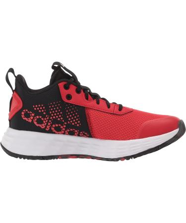 adidas Men's Own The Game Basketball Shoe 9 - Vivid Red/White/Core Black - Buy Online on GoSupps.com