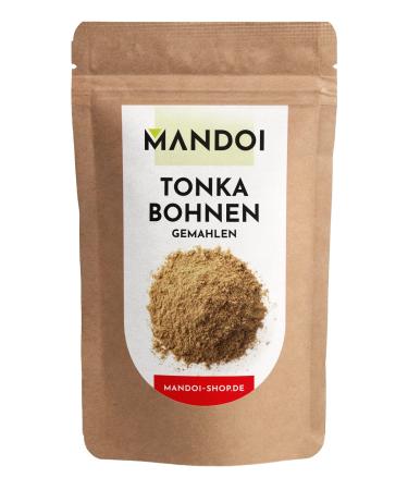 Mandoi wild tonka bean ground 50g finest tonka powder. Premium tonka beans from Brazil 50.0 grams