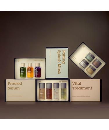 Blithe Pressed Serum Deluxe Collection Gift Set for Her - Korean Skin Care Set with Chaga Iceplant Yam & Apricot Extract - Travel Size Face Moisturizer - Unique Self Care Gifts for Women - 4pcs 2.96 Fl Oz - Buy Online on GoSupps.com
