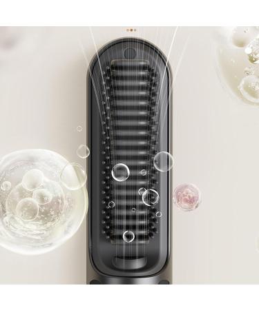 Portable Cordless Hair Straightener Iron & Hot-Air Brushes - Smooth Styling Tool for Men & Women | Fast Heat-Up Black - Buy Online on GoSupps.com