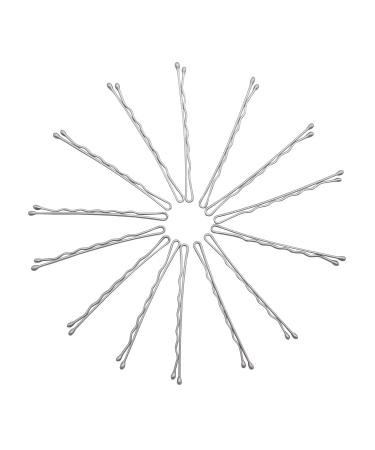 Dofash 5CM Wavy Silver Bobby Pins - 60PCS Long Hair Pin Holders for Women - Elegant & Durable Hair Accessories - Buy Online on GoSupps.com
