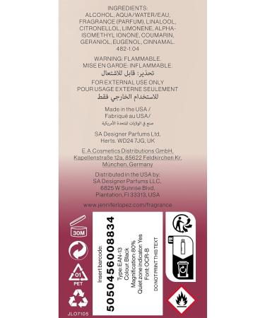 Jennifer Lopez Live Body Mist 240ml (8fl oz) Duo Pack (2 Pack) Live 8.00 Fl Oz (Pack of 2) - Buy Online on GoSupps.com