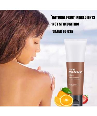 EHIOG Tanning Accelerator Cream Brown Tanning Gel Achieve A Natural Tanning for Sunbed & Outdoor Sun Effective in Sun-Beds & Outdoor Sun- 60ml - Buy Online on GoSupps.com