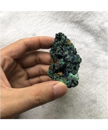 Azurite Natural Azurite Malachite Stone Miner Material Speciment Display Warping Cutting 30mm-80mm Natural Rough Stone Natural Stone (Size : 5cm 50-80g 1pcs) - Buy Online on GoSupps.com