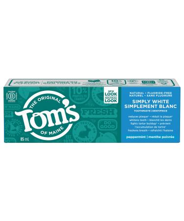 Toms of Maine Peppermint Simply White Toothpaste 85 ML