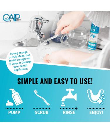 OAP Cleaner Foam Retainer Cleaner for Aligner, Invisalign, Denture & Mouth Guard | Orthodontic 60 Second Cleanser | Paraben, Sulfate, Triclosan Free | 44.3mL Bottle - Pack of 1 - Buy Online on GoSupps.com