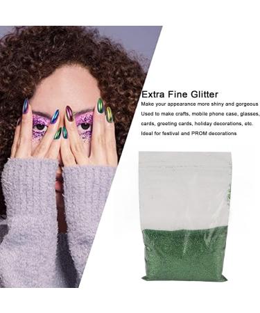  TEUOPIOE 50g Sparkly Sparkle Gorgeous Eye Catching Sparkle Widely Used Easy Remove Glitter Craft Eye Shadow Gift for V(Green) - Buy Online on GoSupps.com