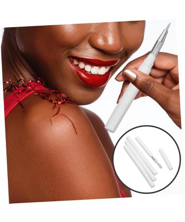 4pcs Double-Ended Silicone Lip Brush Set - Convenient Lipstick & Lip Balm Applicator for Flawless Makeup - Buy Online on GoSupps.com