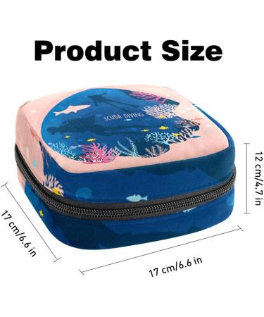 Buy Pink Multicolored Storage Bags for Women | Zippered Menstrual Cup & Tampon Bags | Perfect for Period Essentials - Buy Online on GoSupps.com