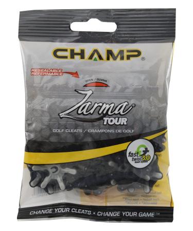 Champ Golf Zarma Spikes (Disc Pack) Black/Silver