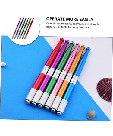 TOVINANNA 6pcs Ball Embroidery Pen Microblade Brow Pen Eyebrow Eyebrow Pens Plastic - Buy Online on GoSupps.com