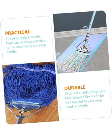 Zerodeko 2pcs Glass Cleaning Scraper Mop Disc Cover Cleaning Mop Squeegee for Window Cleaning Toy Lawn Mower Replacement Mop Base Mop Handle Bamboo Whip Wax Mop Iron Triangle 26X19cmx2pcs - Buy Online on GoSupps.com