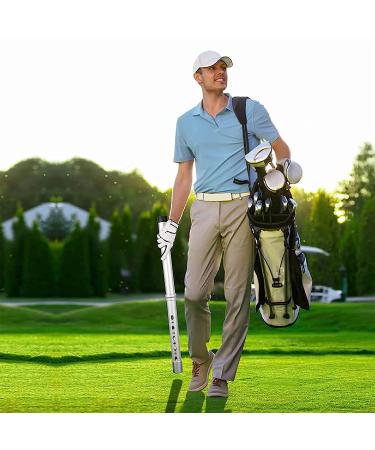 Mayqmay 33.9 Inch Aluminium Golf Ball Retriever - Durable & Detachable Picker for Water and Bushes - Silver - Buy Online on GoSupps.com