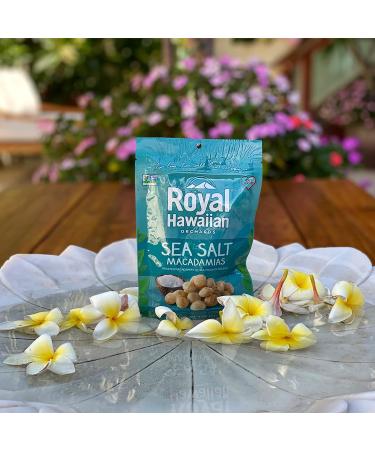 Royal Hawaiian Orchards Sea Salt Macadamia Nuts 4oz (Pack of 6) - 24oz Total - Buy Online on GoSupps.com