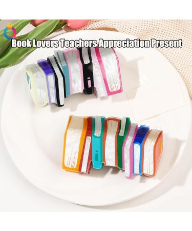 Book Hair Claw Clips Teacher Hair Clips Back to School Teacher Hair Accessories Book Lovers Teachers Appreciation Present Back To School Hair Clips for Thin Hair (A) - Buy Online on GoSupps.com